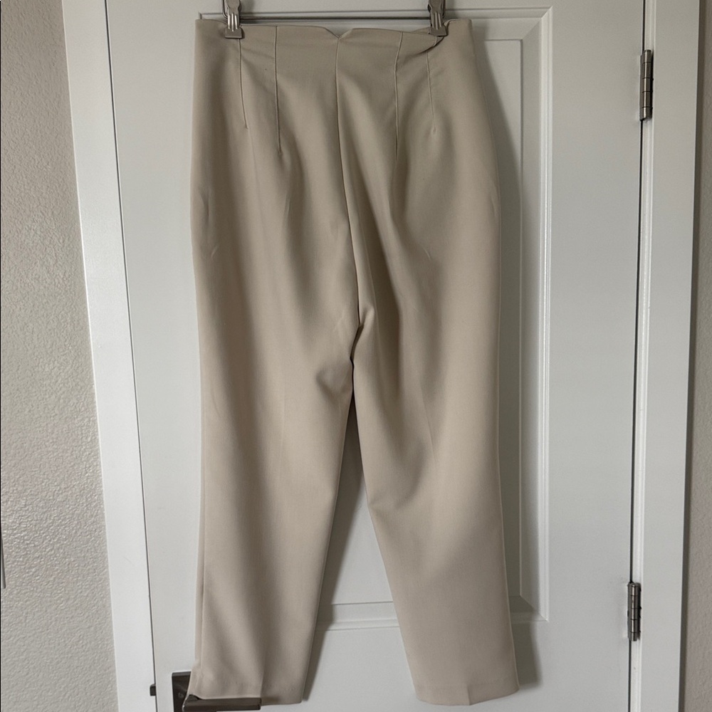 Zara Cream Trousers - Picture 10 of 13